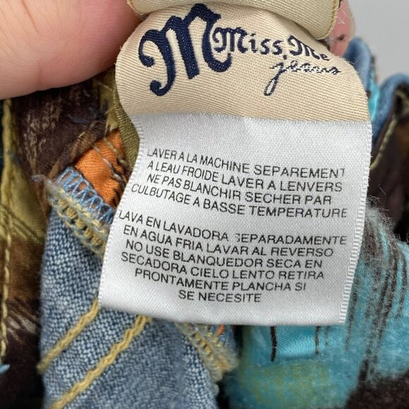 Miss Me Flare 5-Pocket Low Rise Jeans Blue Women's Size 26 - Picture 10 of 12